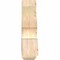Ekena Millwork Redmond Rough Sawn Timber Gable Bracket, Douglas Fir, 48"W x 22"H x 6"D x 6"F, 11/12 Pitch GBW048X22X0606RED00RDF - alternate 4
